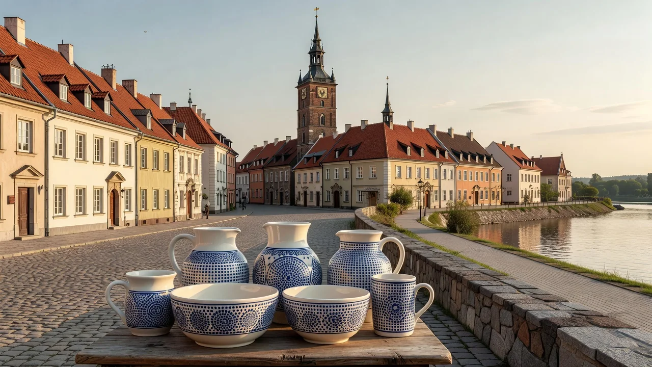 Ekspozycja historycznej ceramiki bolesławieckiej w Muzeum Ceramiki